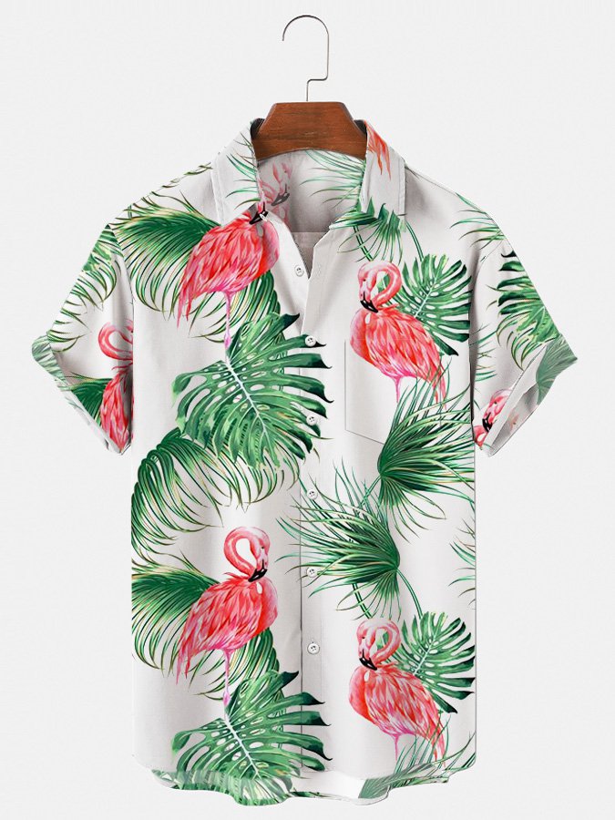 Fun Vintage Print Hawaii Shirt Ha100926