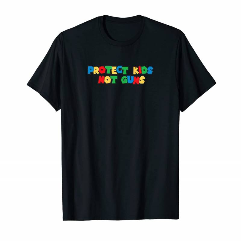 Vintage Video Game Protect Kids Not Guns Aesthetic Protest T-shirt