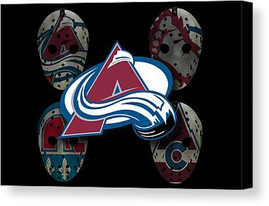 29 Colorado Avalanche Joe Hamilton Canvas Print