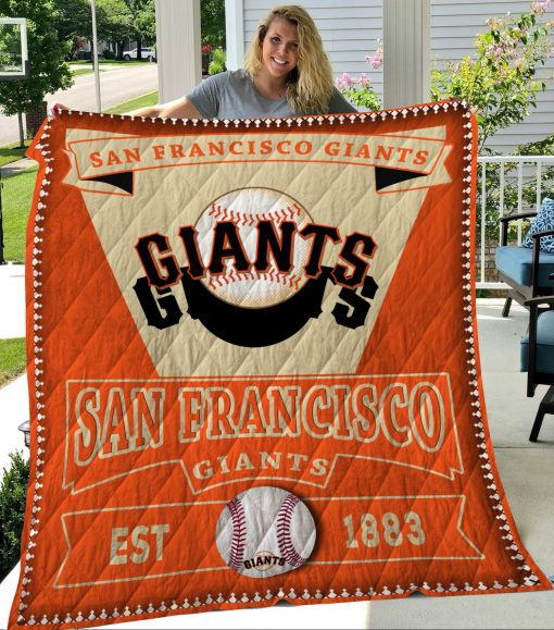 San Francisco Giants Quilt Blanket H98