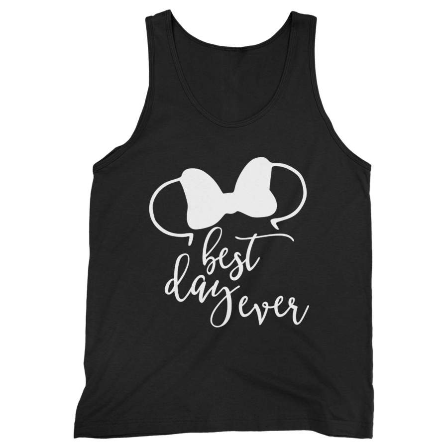 Best Day Ever Minnie Ears Toddler Man’s Tank Top