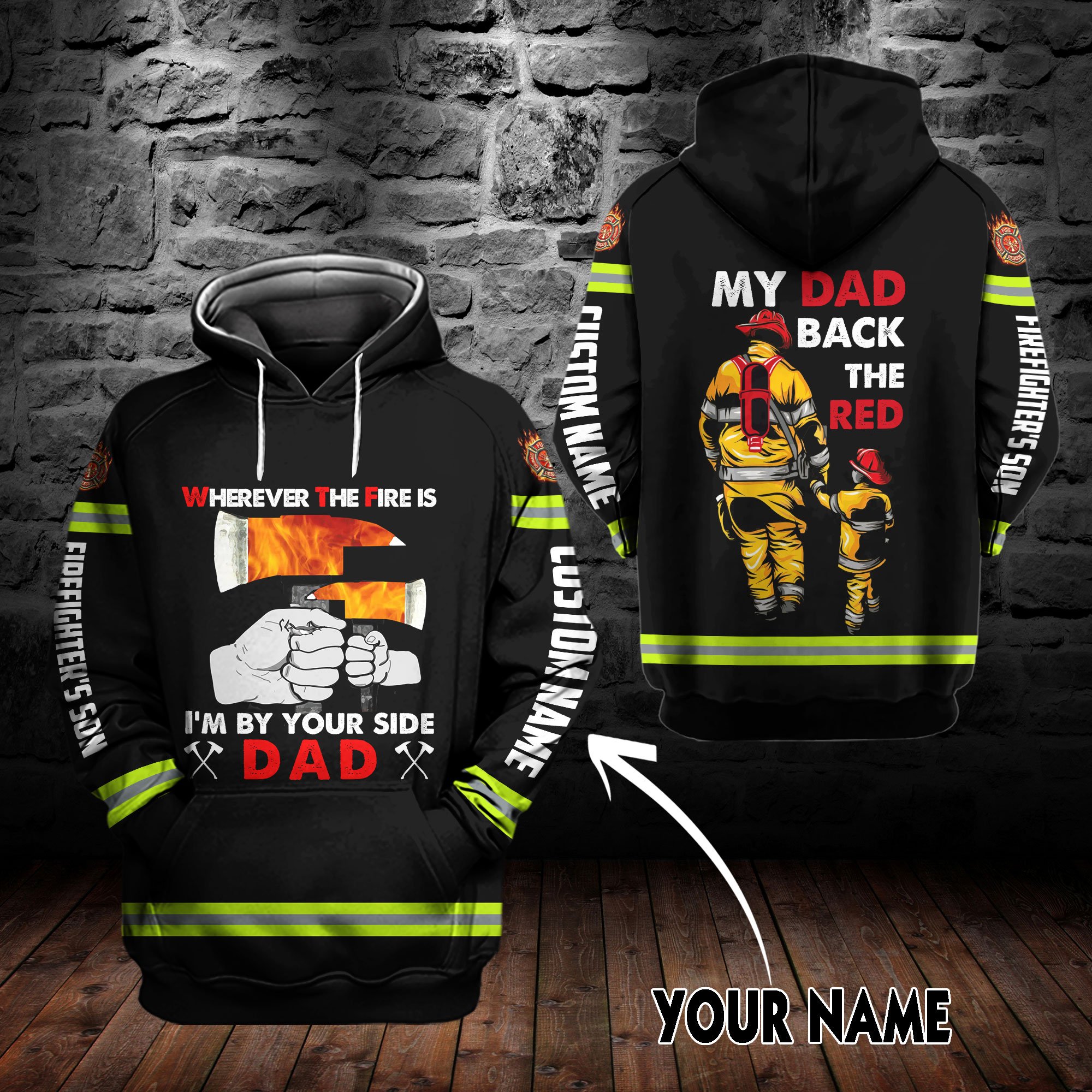 Wherever The Fire 3D Hoodie Custom VA