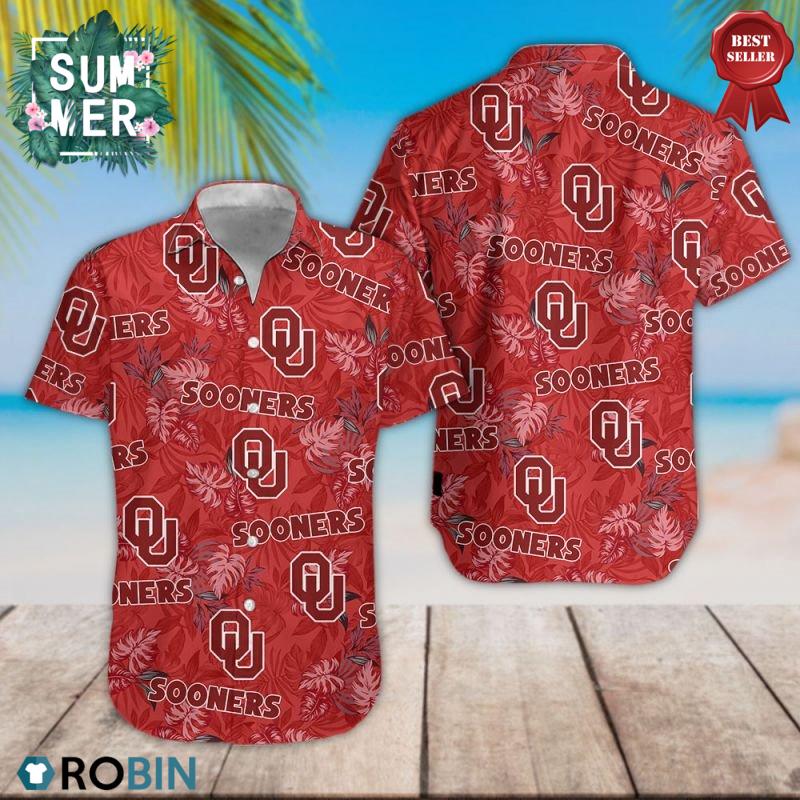 Oklahoma Sooners Aloha Shirt, Hawaiian Shirt