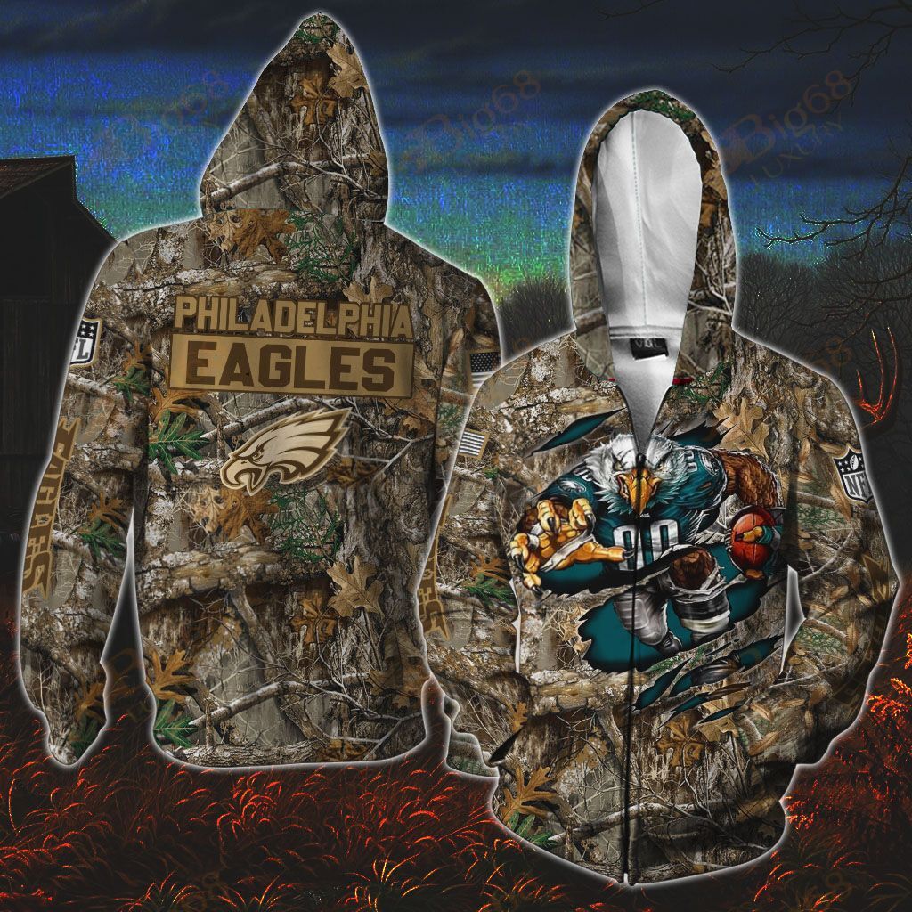 Philadelphia Eagles Hunting Shirt 04 M6BTH0730