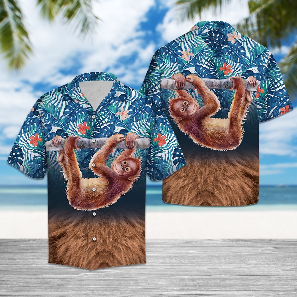 3D Monkey G5728 – Hawaiian Shirt