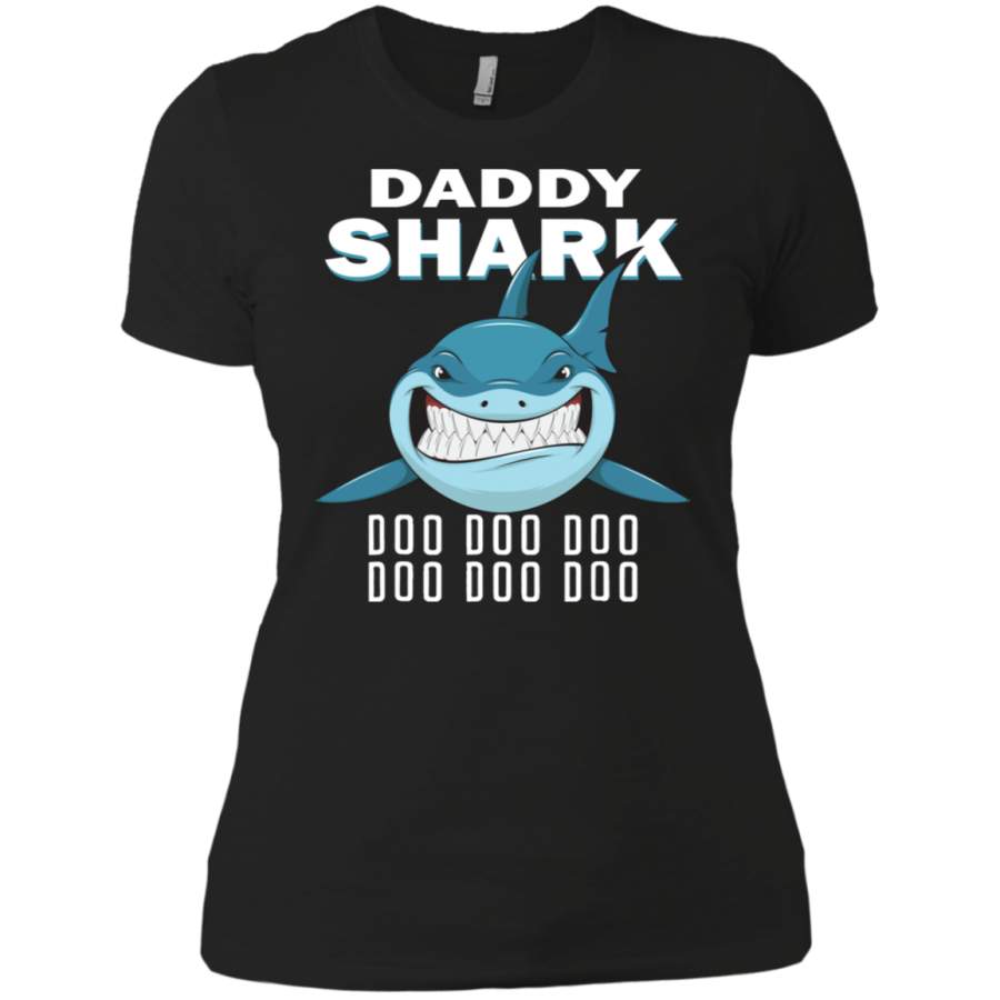 Daddy shark doo doo doo Ladies’ T-Shirt