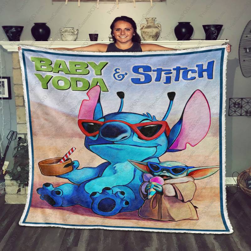 [TA] – Stitch and Yoda Blanket