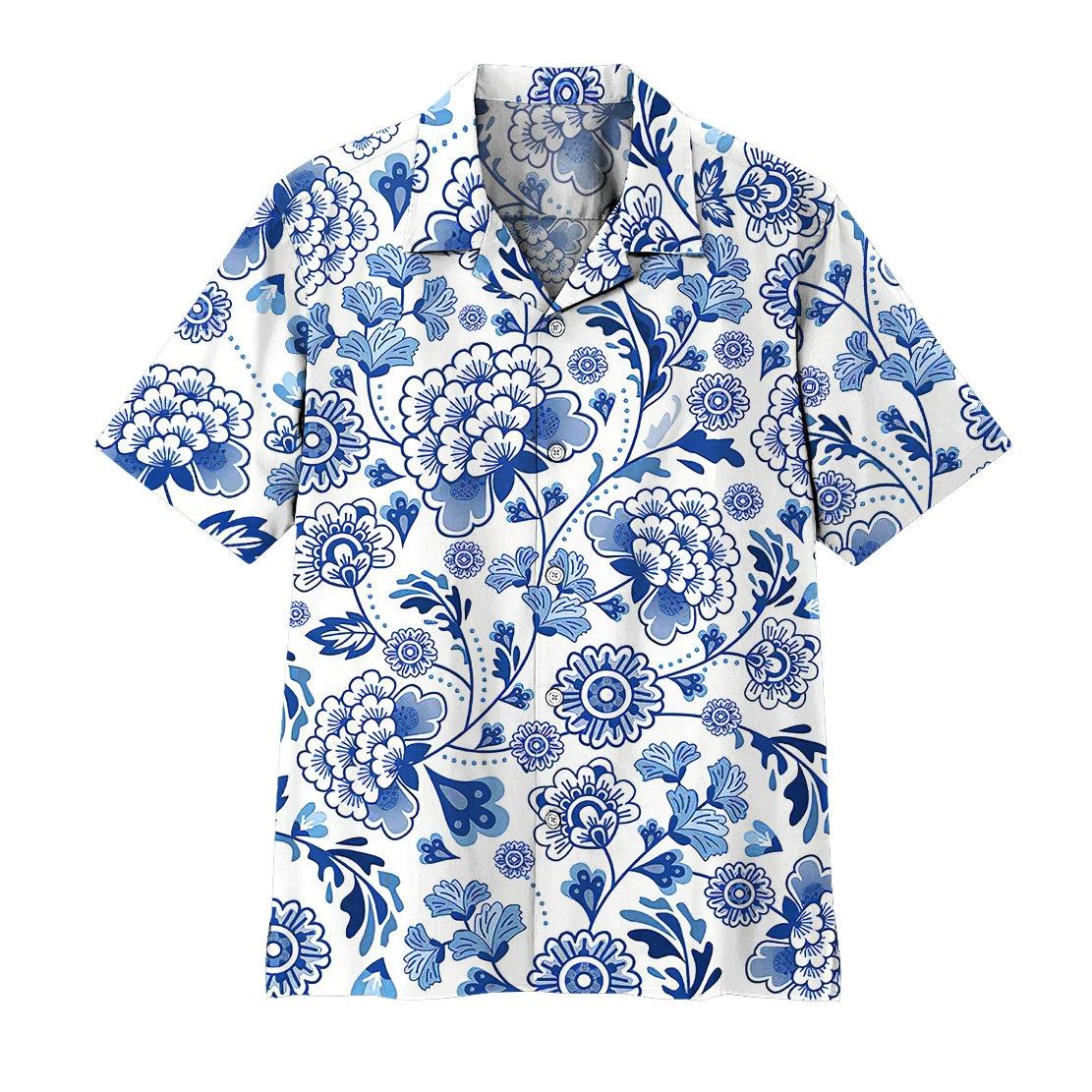 Alohazing Porcelain Pattern Hawaiian Shirt Ha12108