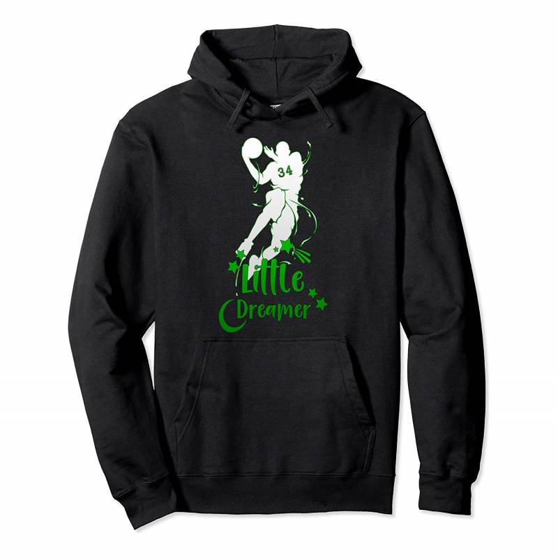 34 little dreamer Gift For Milwaukee Basketball Bucks Fans Pullover Hoodie