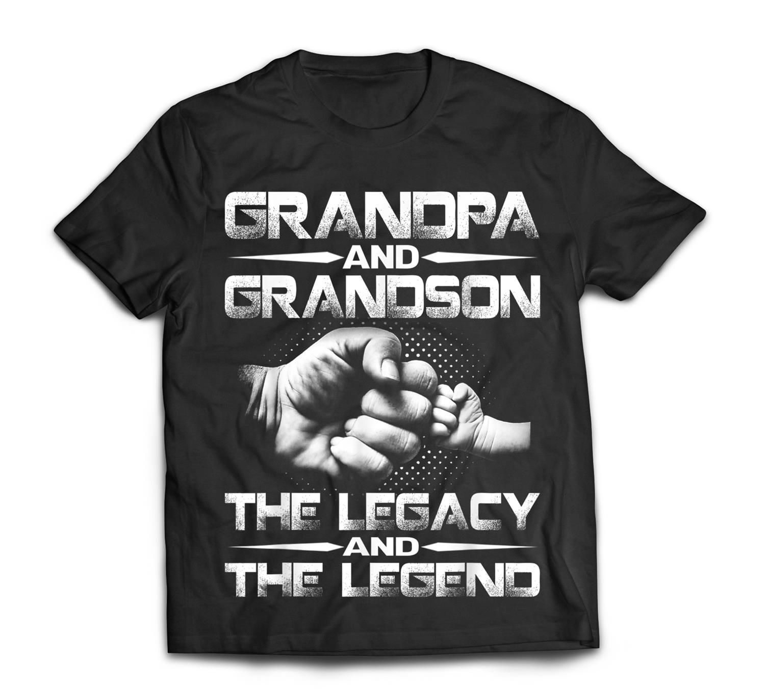 Grandpa And Grandson The Legend And The Legacy T-Shirt
