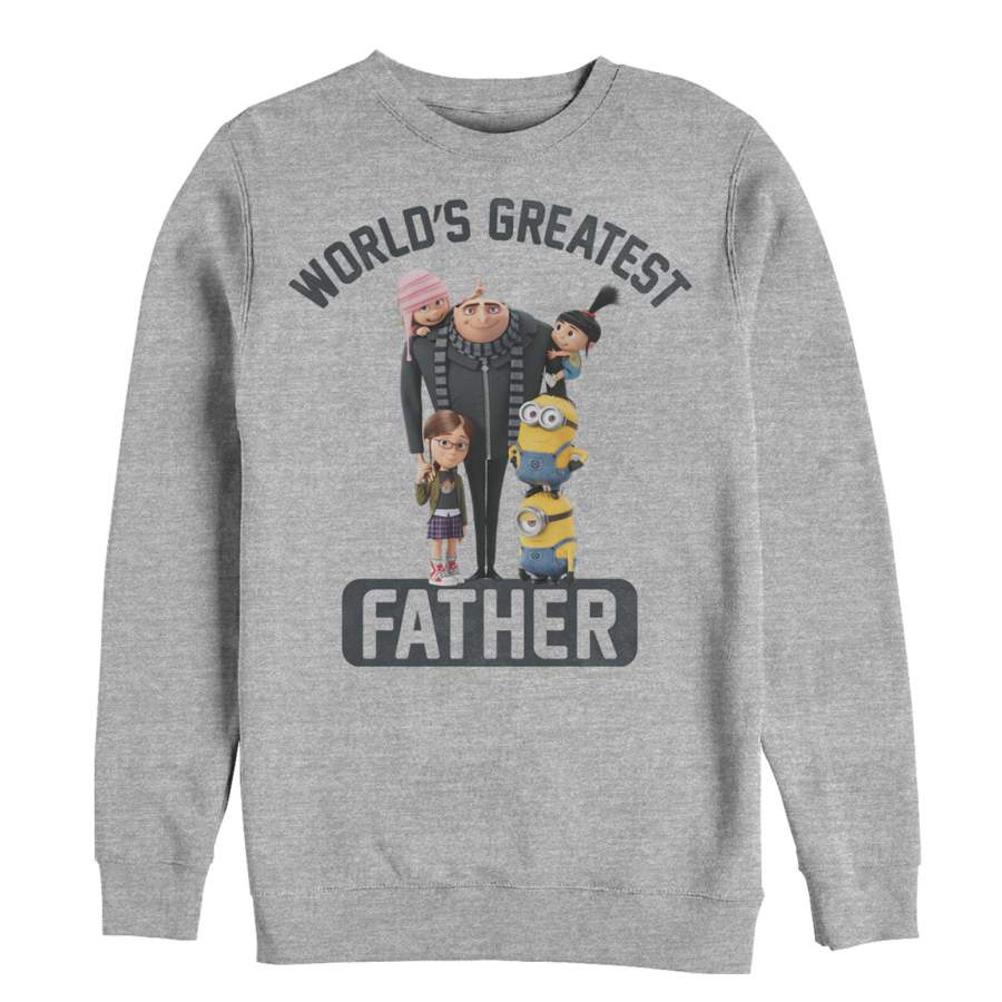 Despicable Me Men’s World’s Greatest Father  Sweatshirt