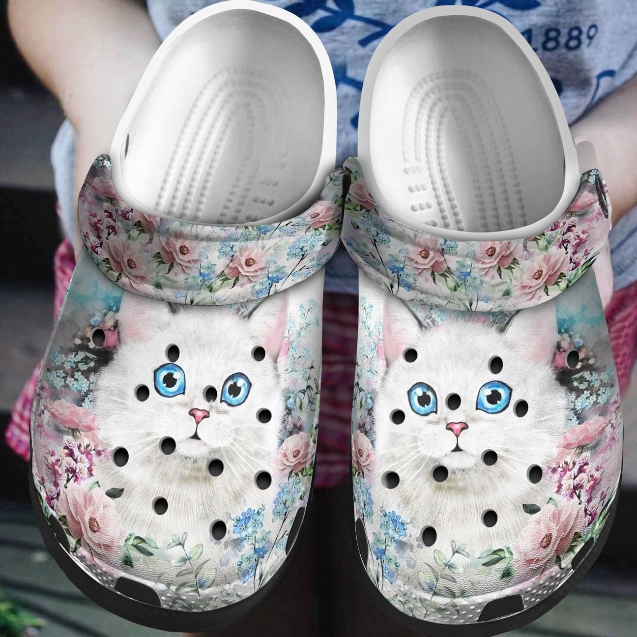 Cat Personalized Clog, Custom Name, Text, Color, Number Fashion Style For Women, Men, Kid, Print 3D Pretty Cat