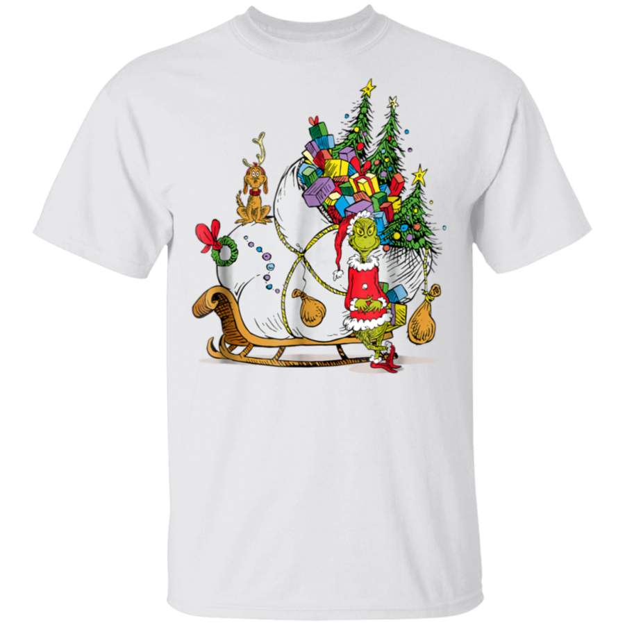 Dr Seuss Grinch Sleigh Tshirt