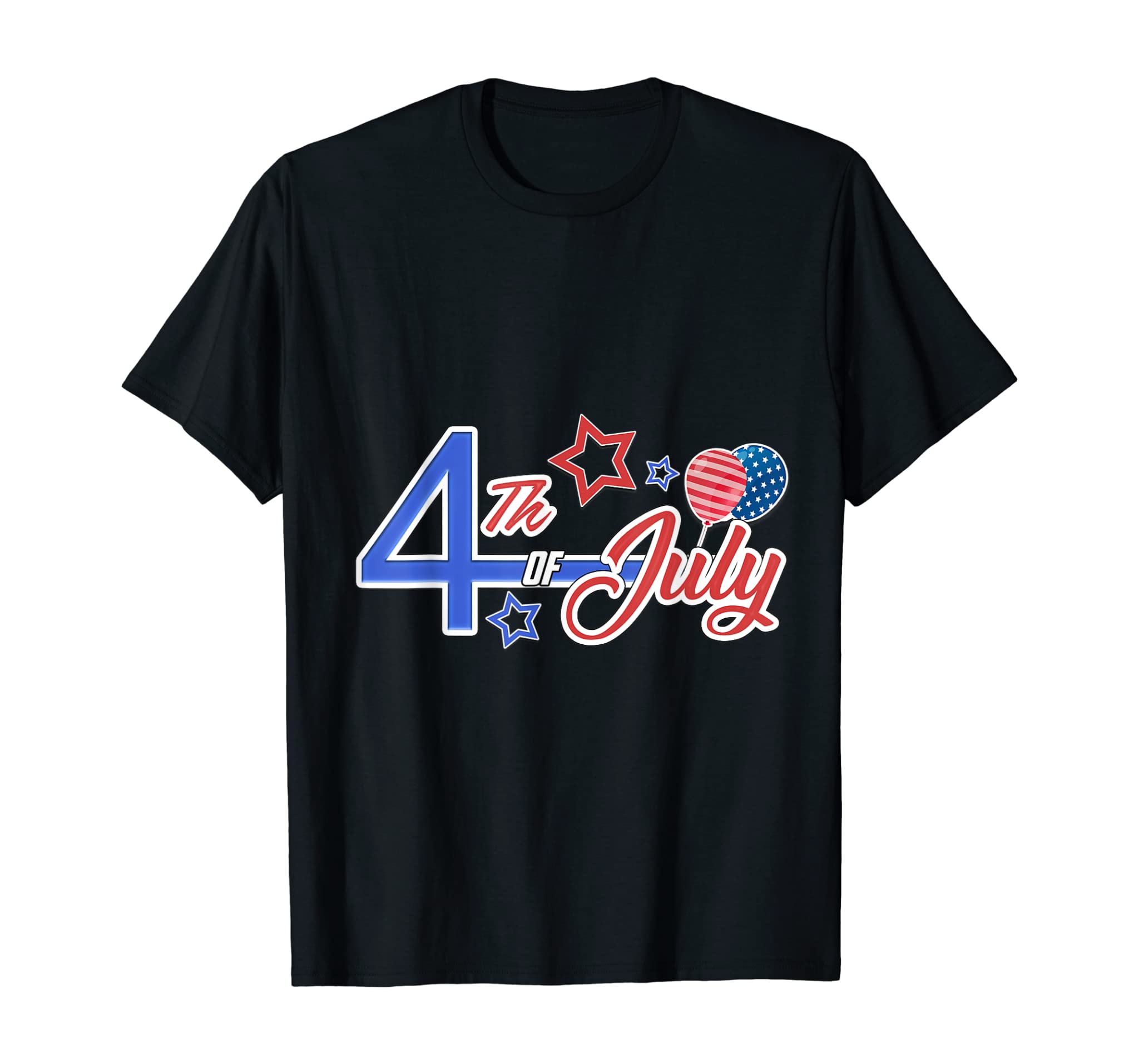 US Independence Day 4th of July Stars Stripes Women Men Kids T-Shirt