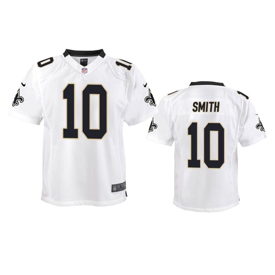 New Orleans Saints Trequan Smith Game White Youth Jersey