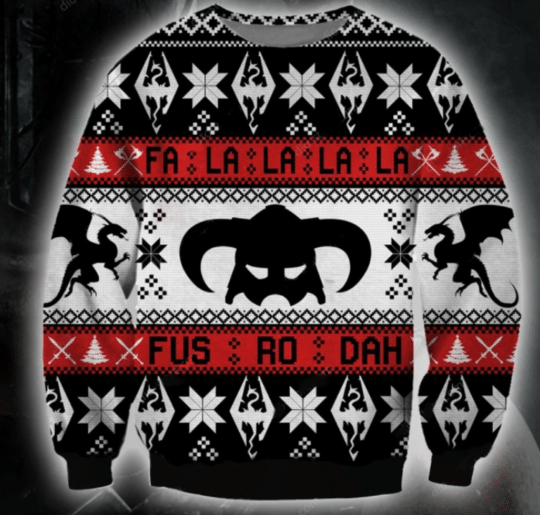 THE ELDER SCROLLS CHRISTMAS UGLY SWEATER  HN161272