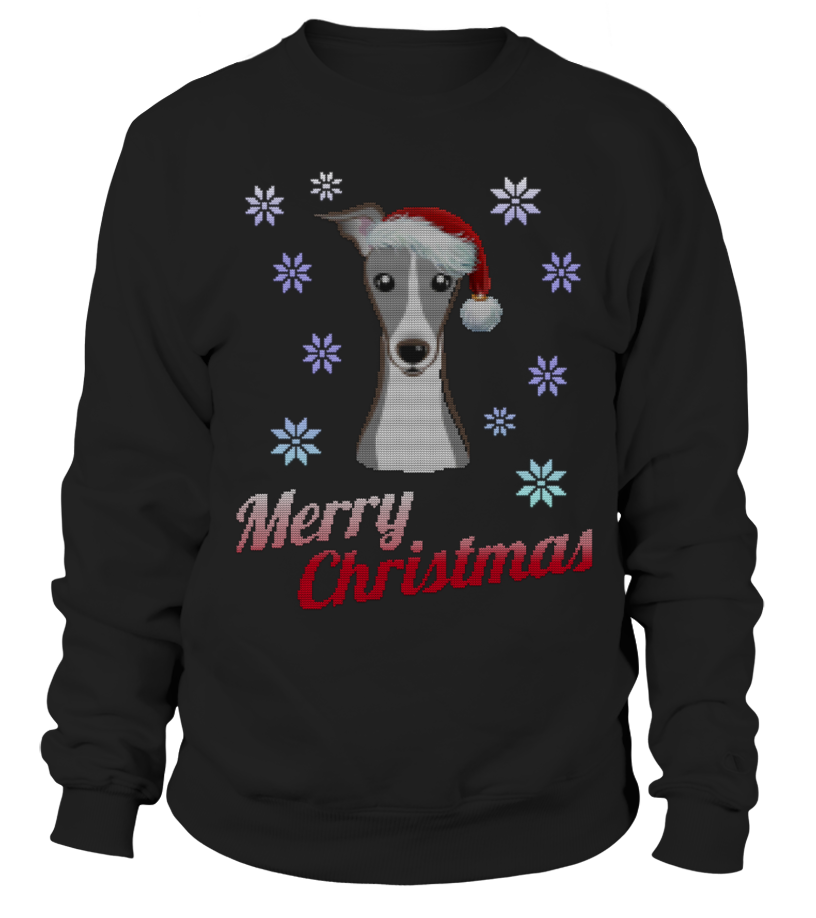 Ugly Christmas Greyhound, Dog, Windhund T Shirts C-33Big