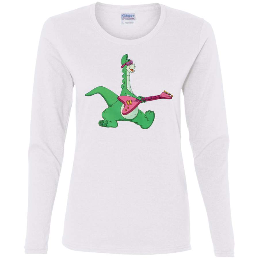 AGR Denver the Last Dinosaur Ladies’ Cotton LS T-Shirt