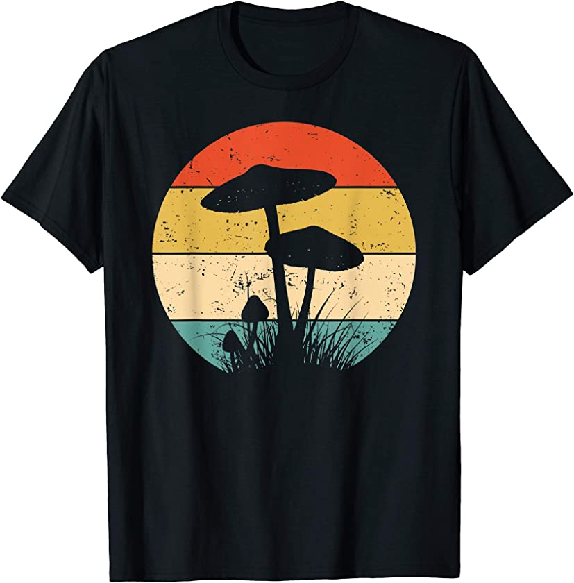 Vintage Mushroom Retro Mushroom Mycology T-Shirt