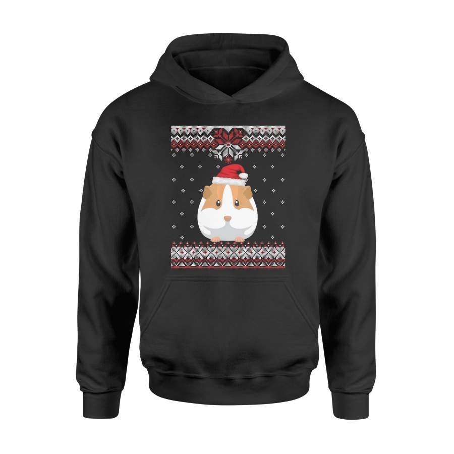 Guinea Pig Christmas T-Shirt  Ugly Xmas Gift – Standard Hoodie