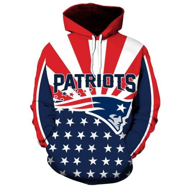 New England Patriots 3D Hoodie