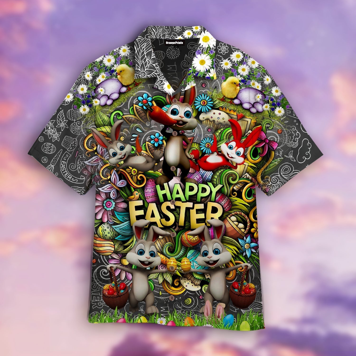 Happy Easter Day Funny Bunny Aloha Hawaii Shirts For Men And Women Ha55659