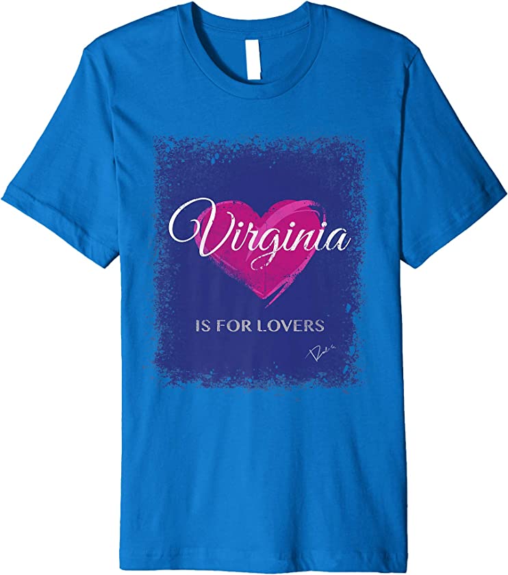 Vintage Virginia Lovers Top | DMV VA President day Souvenir Premium T-Shirt