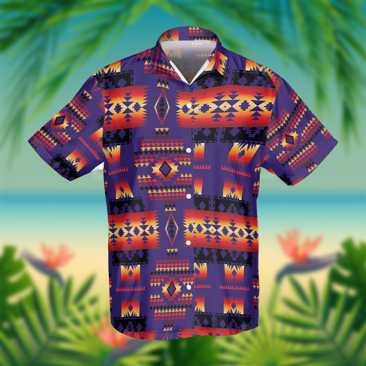 Purple Native Tribes American Hawaii Shirt Ha97201