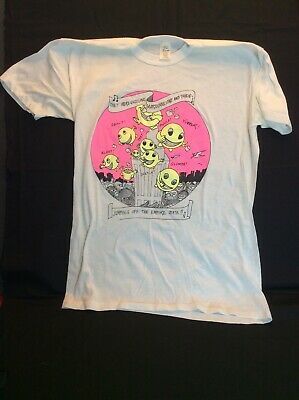 Vintage Robyn Hitchcock Balloon Man Lyrics 1980s Tour Rare T Shirt 7700