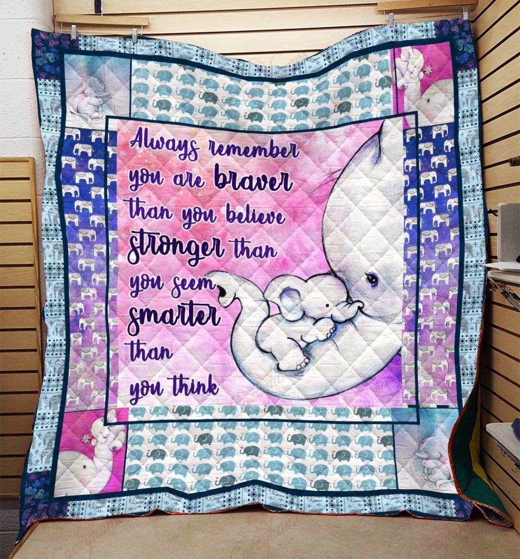 Elephants XL2703560CL Quilt Blanket