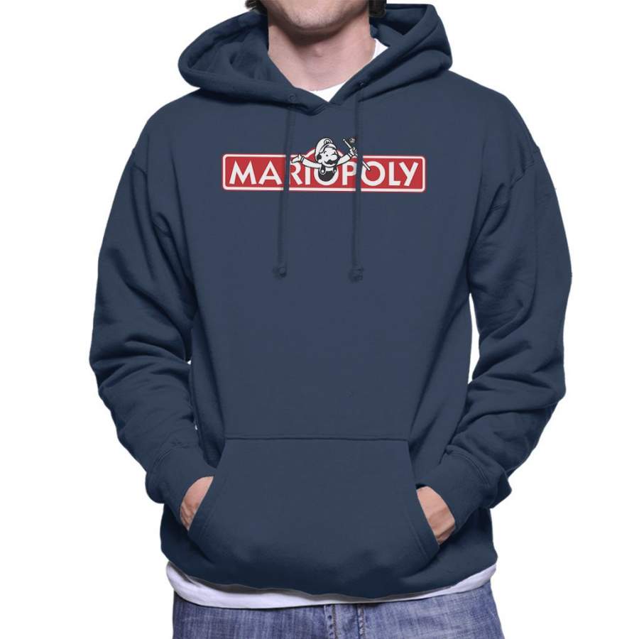 Super Mario Monopoly Men’s Hooded Sweatshirt