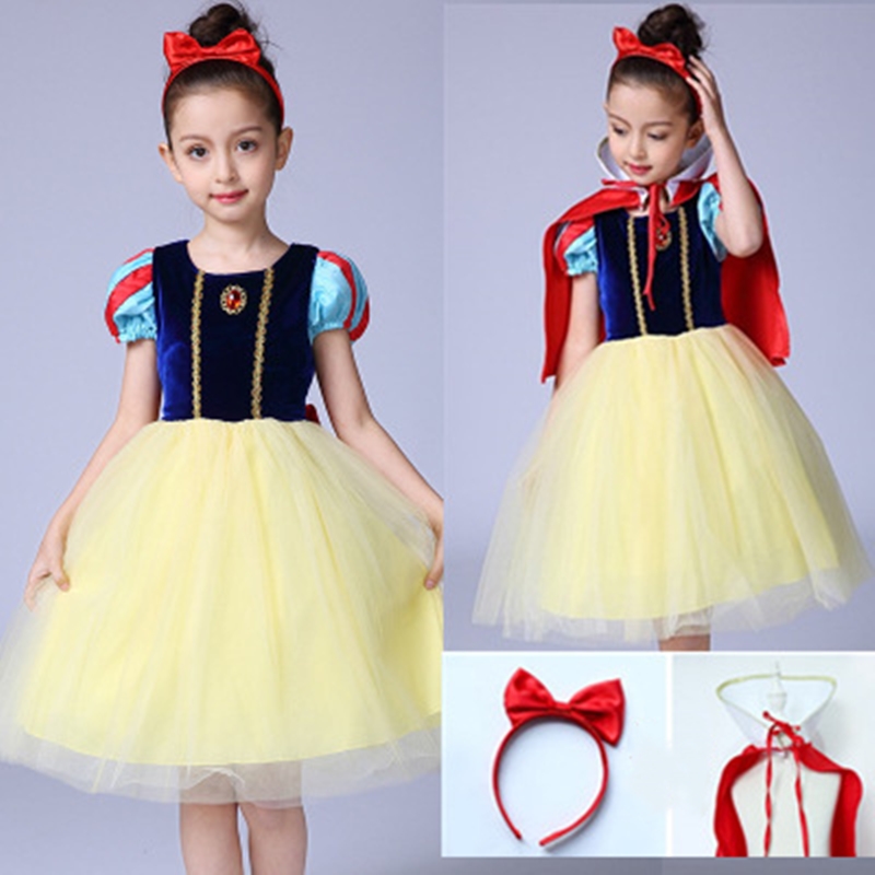 2020 Children Girl Snow White Dress for Girls Prom Princess Dress Kids Baby Gifts Intant Party Clothes Fancy Teenager Clothing alx