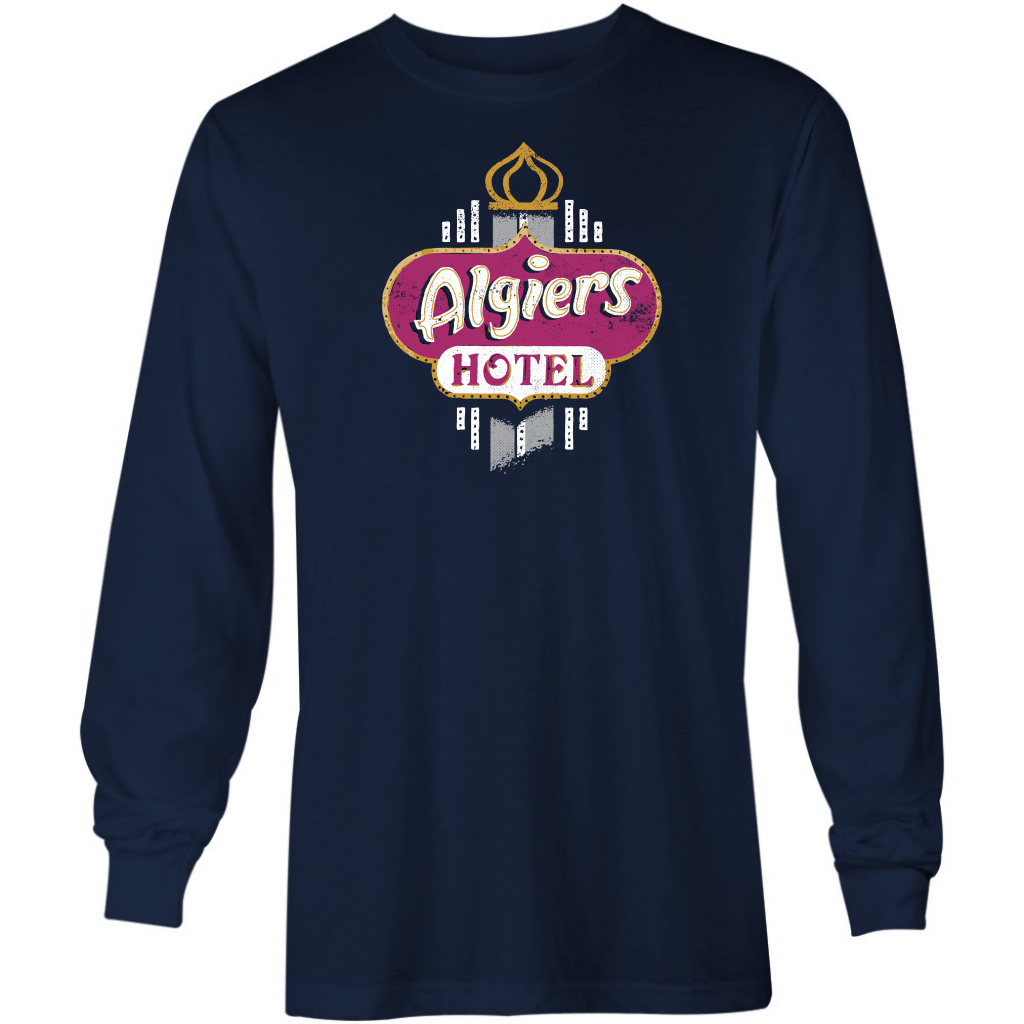 Algiers Hotel – Vintage Las Vegas – Long Sleeve T-Shirt