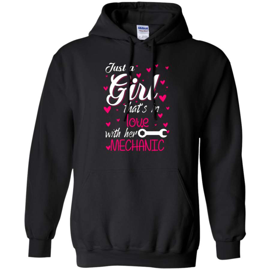 AGR Mechanic – Just A Girl That ‘s In Love With Her Mechanic Hoodie