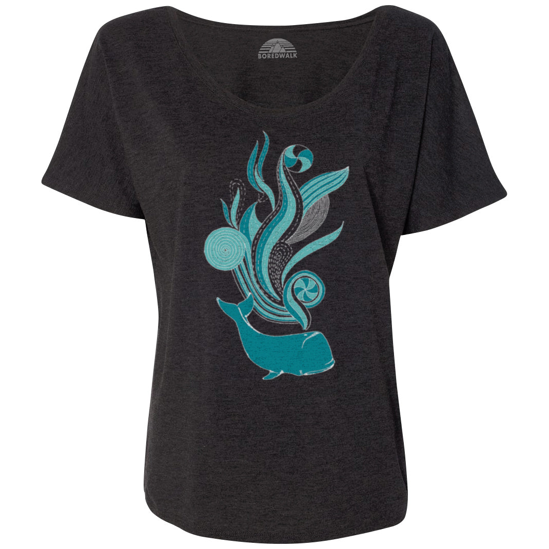 Women’S Whale Trip Scoop Neck T-Shirt