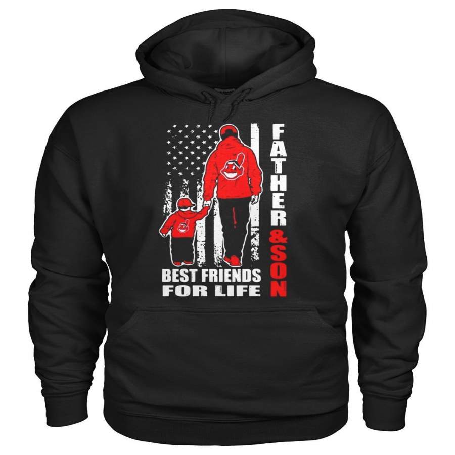 Father And Son Best Friends For Life Cleveland Indians Hoodie