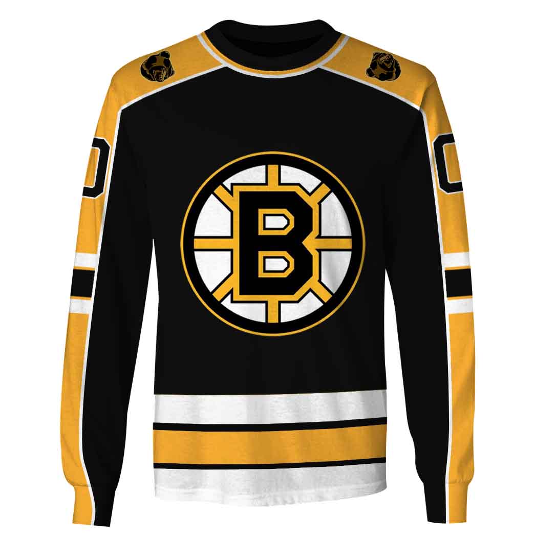 Boston Bruins Custom Name Number 1995 1996 2005 2006 Vintage Away Jersey Gift For Fan 3D Full Printing Sweatshirt