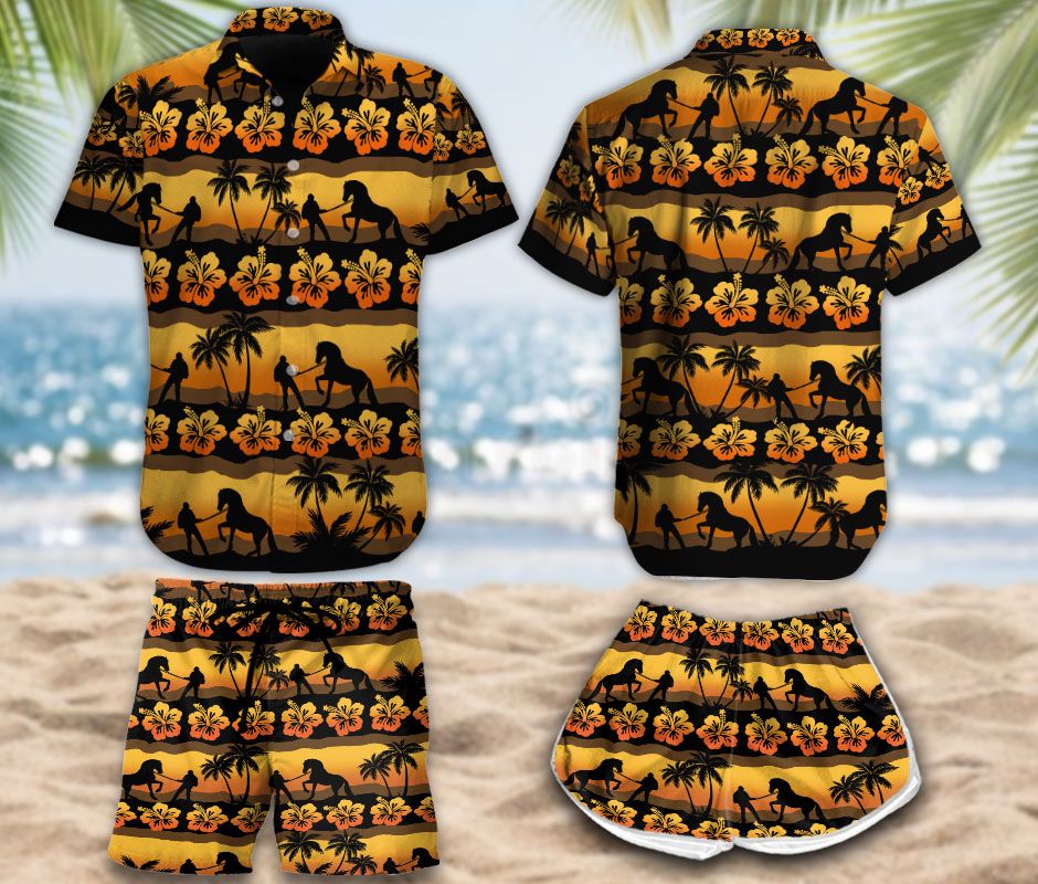 Floral Horse Training Hawaii Set Summer Holiday Ha47204