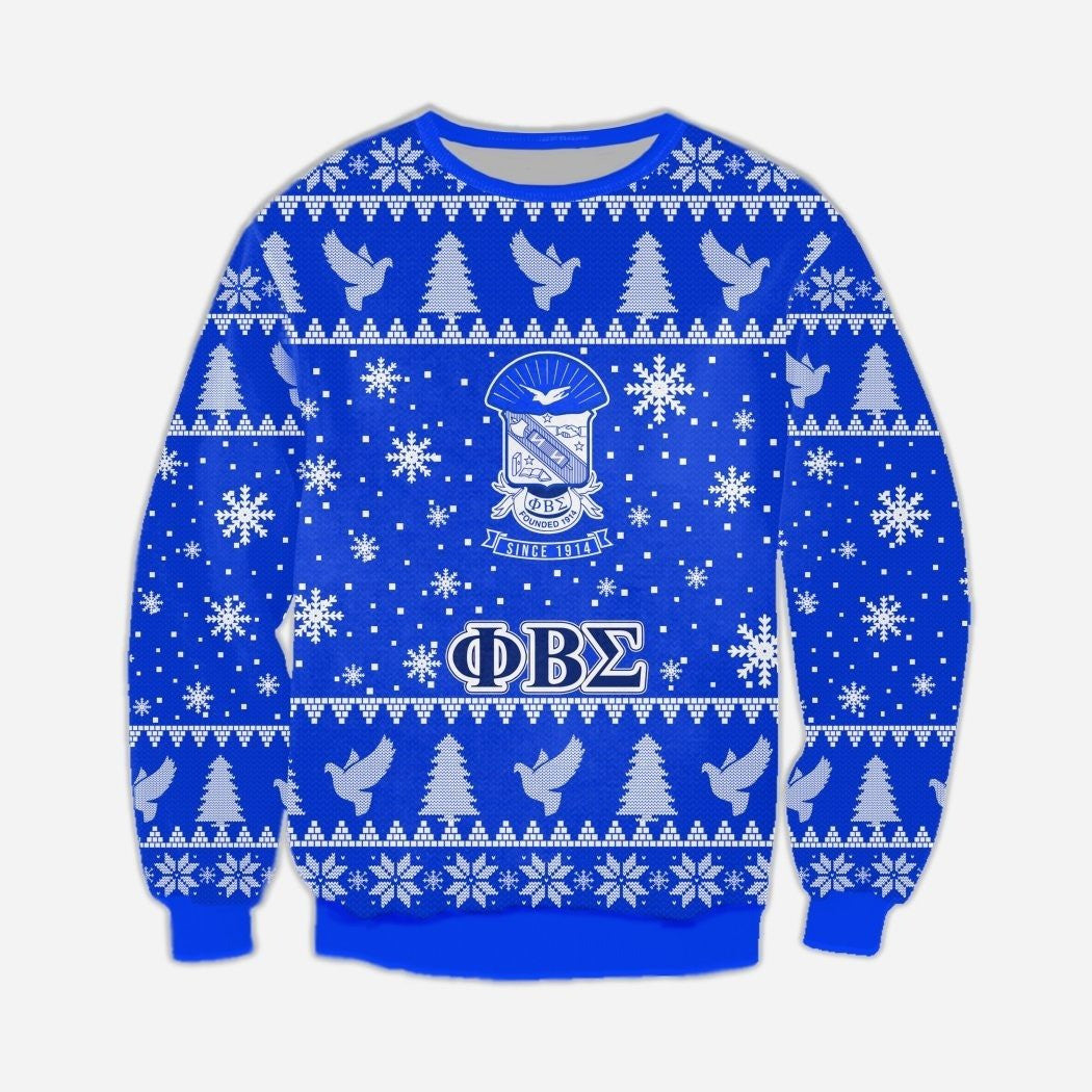 Fraternity Sweatshirt – Crewneck Sweatshirt Merry Christmas My Dove Phi Beta Sigma