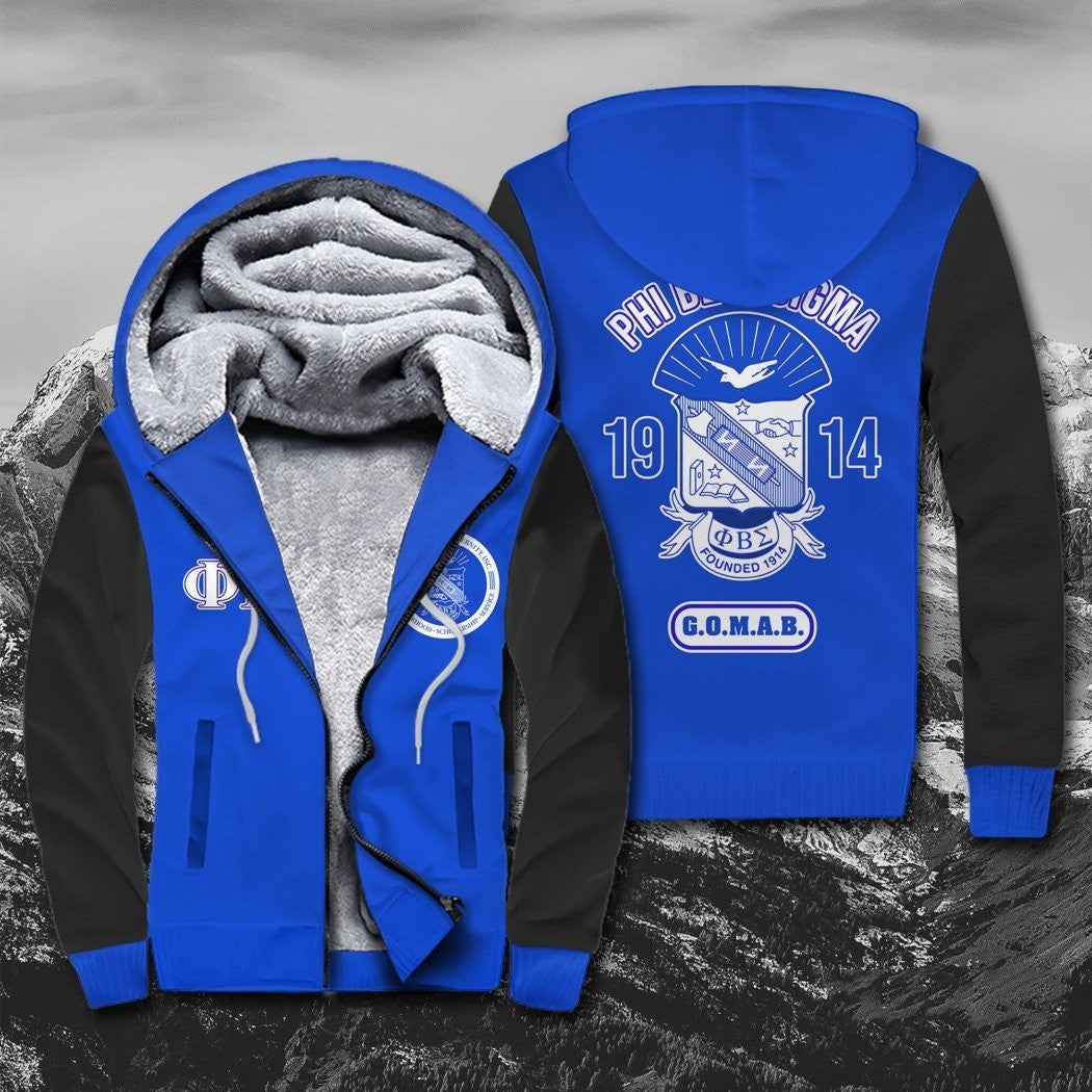 Fraternity Hoodie – Gomab Phi Beta Sigma Frat Inc Sherpa Hoodie