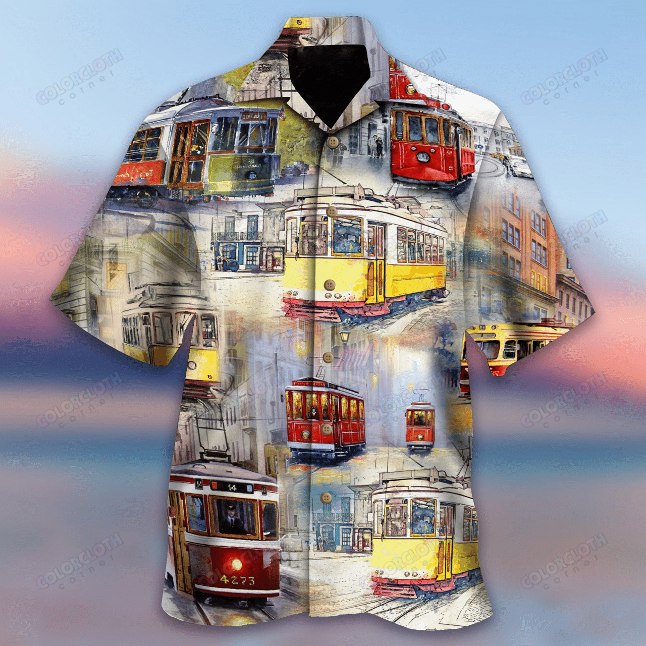 Old Vintage Tram Hawaii Shirt Ha108864