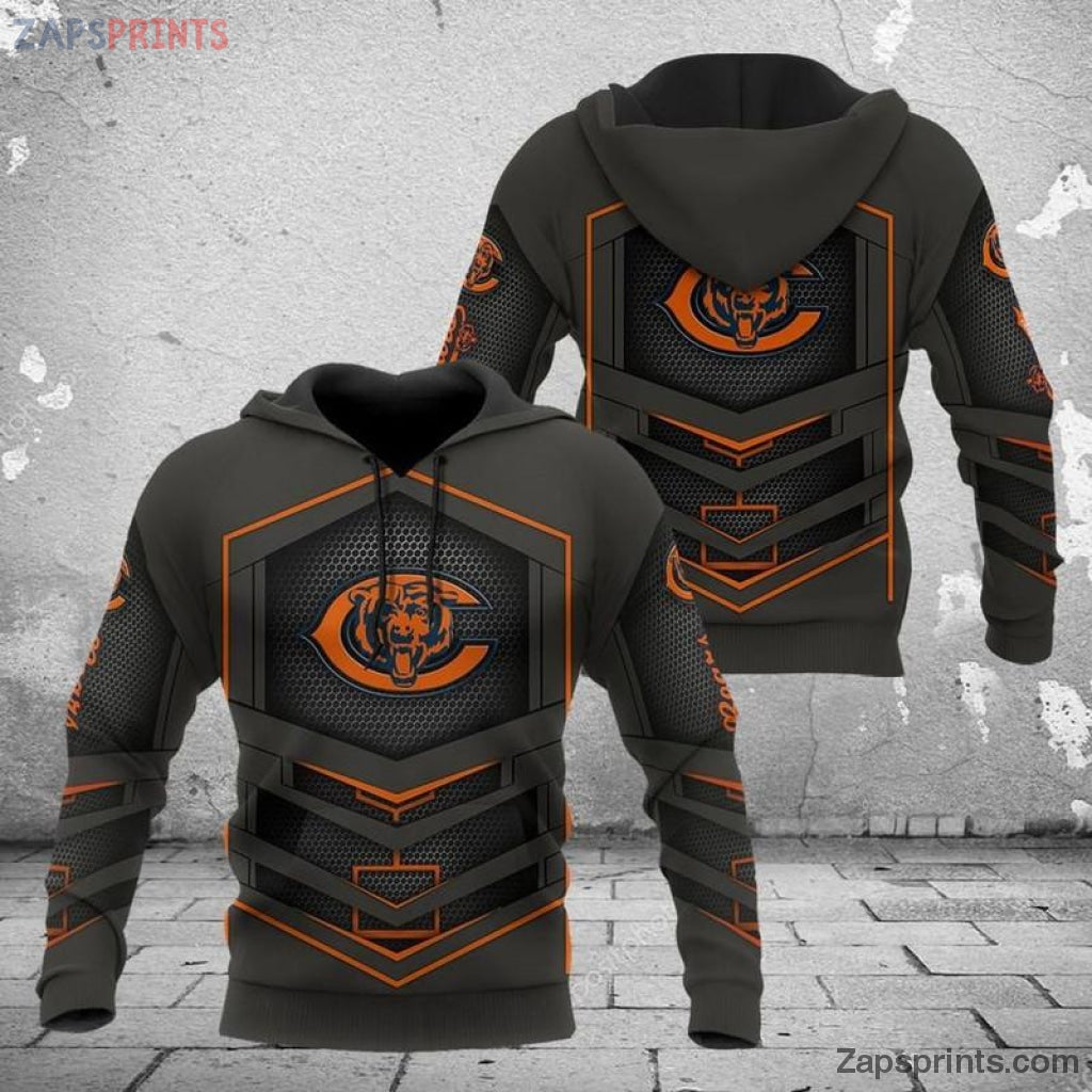 Chicago Bears 3 D Hoodie V26 Gift For Fan Football Lovers