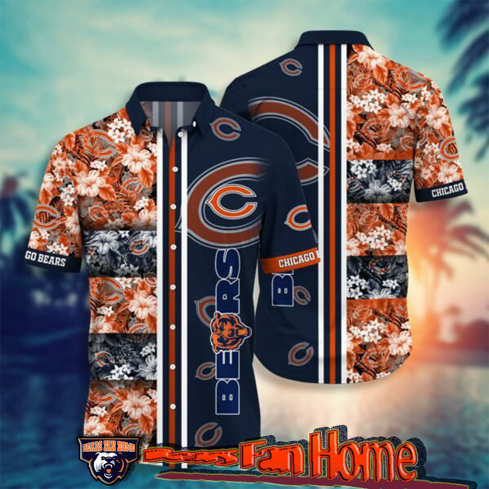 Chicago Bears Logo Urban Outfitters Hawaiian Shirts Logo New Design