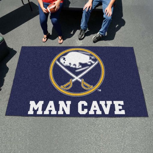 Buffalo Sabres Man Cave Ultimat Logo Custom Area Rug Carpet Full Sizes Home Living Rugs Carpet Decor