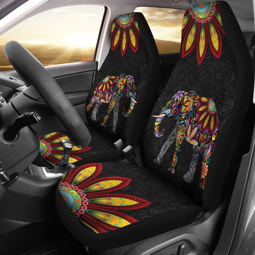 Bohemian Elephant Car Seat Covers � Car Seat Covers(2 Included)