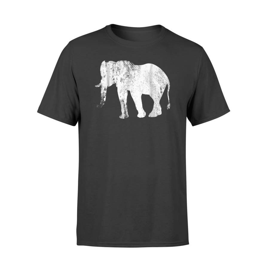 I Love Elephants Distressed T-Shirt