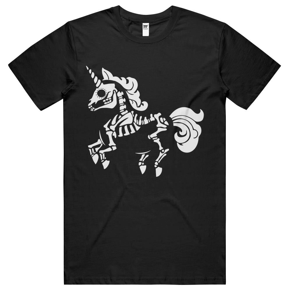 Unicorn Skeleton Shirt Gifts Day Of The Dead Mexican T Shirts