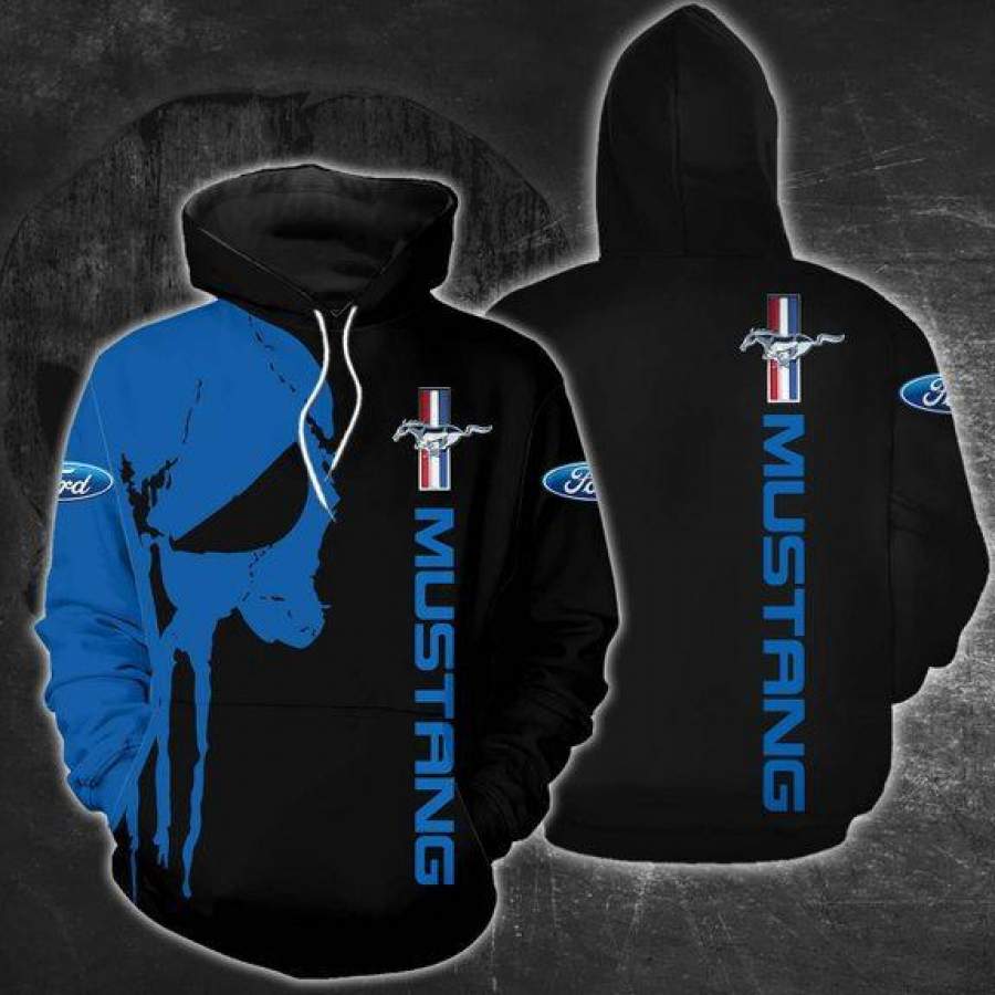 Mustang Ford Hoodie Unisex 3D All Over Print