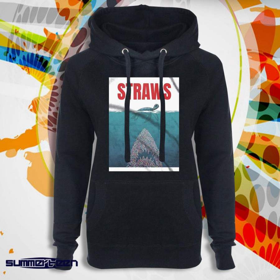 Straws shark Women’s Hoodie