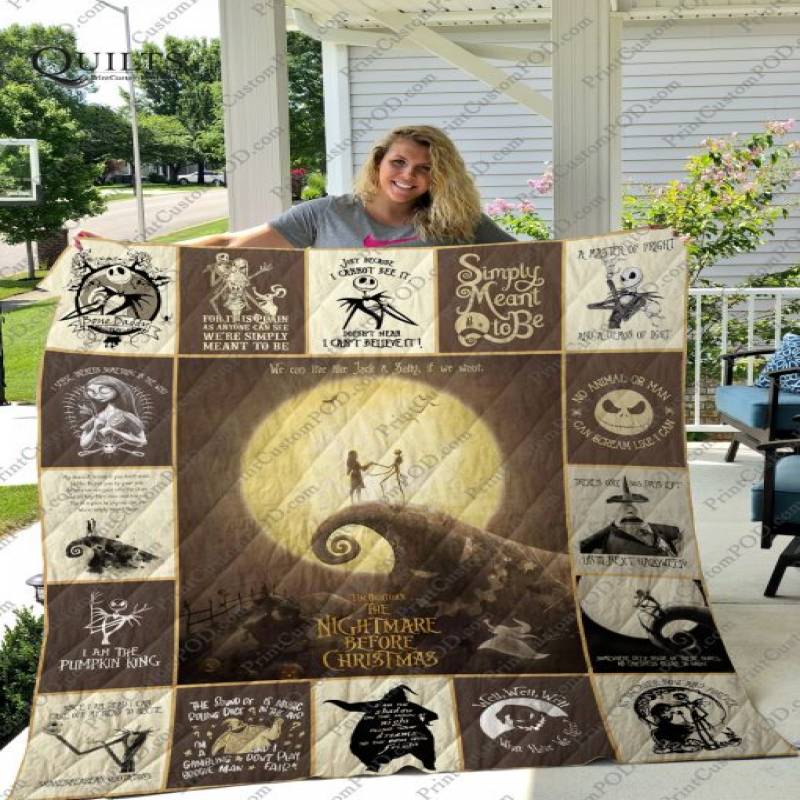The Nightmare Before Christmas T-shirt Quilt Veryl